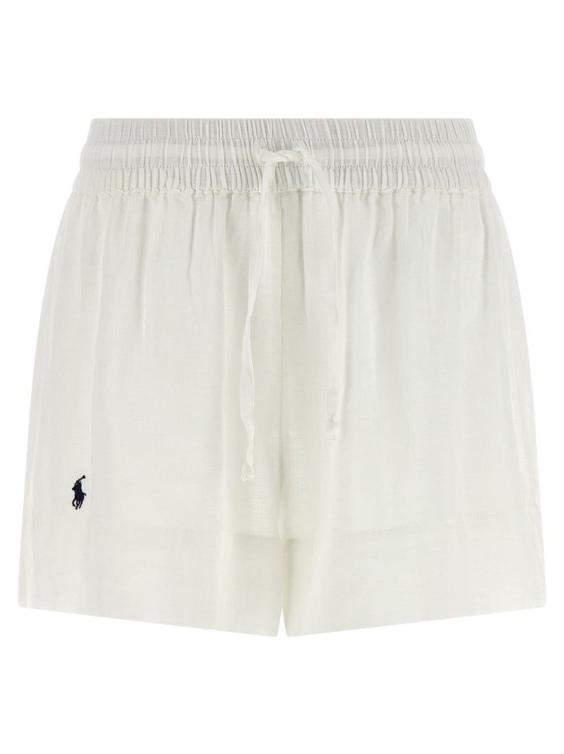 Polo Ralph Lauren White Organic Cotton Bermuda Shorts