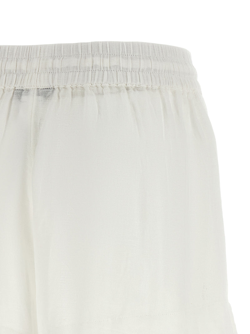 Polo Ralph Lauren White Organic Cotton Bermuda Shorts