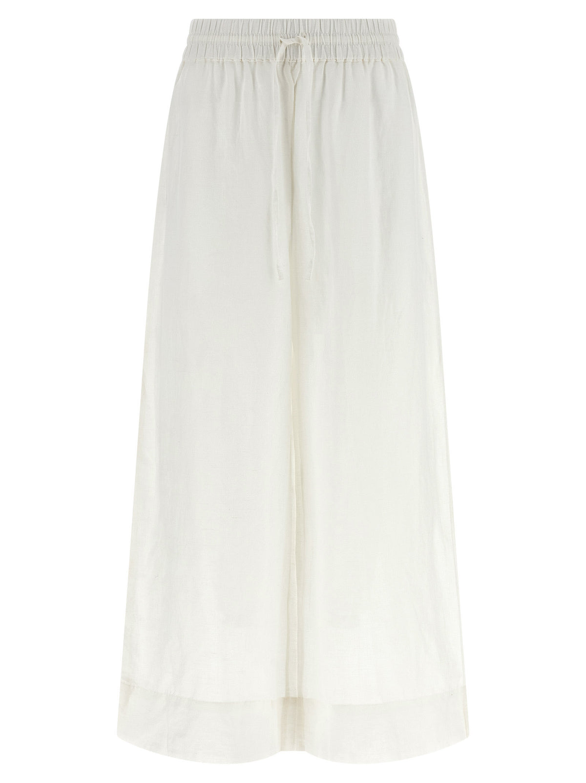 Pantalon décontracté en lin blanc Polo Ralph Lauren