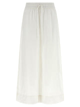 Pantalon décontracté en lin blanc Polo Ralph Lauren
