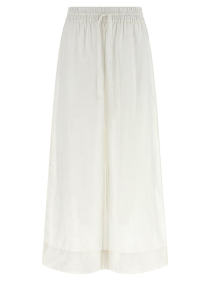 Polo Ralph Lauren White Linen Casual Pants