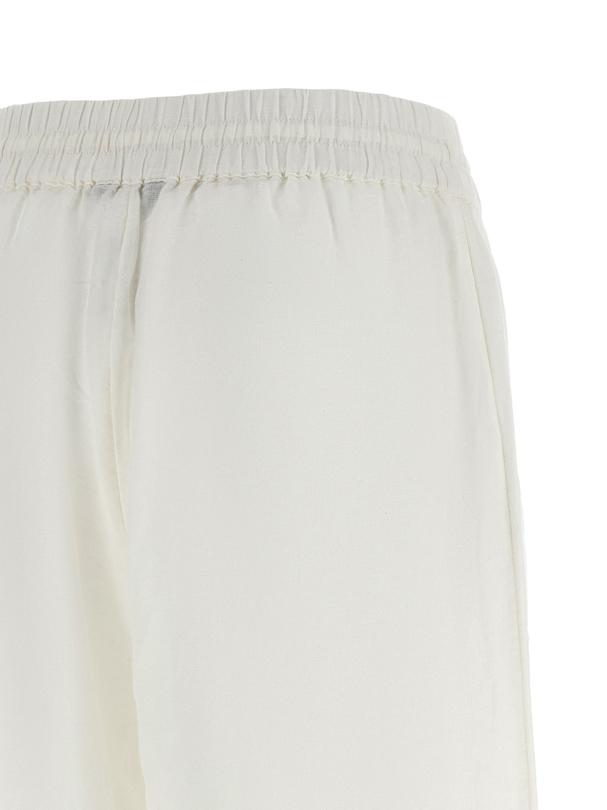 Pantalon décontracté en lin blanc Polo Ralph Lauren