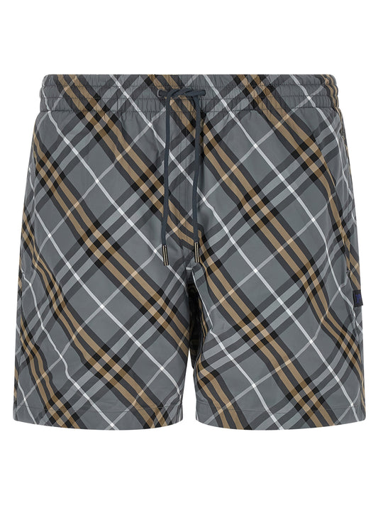 Burberry Blue Polyamide Bermuda Shorts