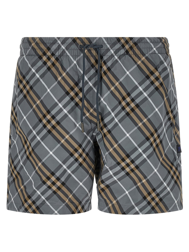 Burberry Blue Polyamide Bermuda Shorts