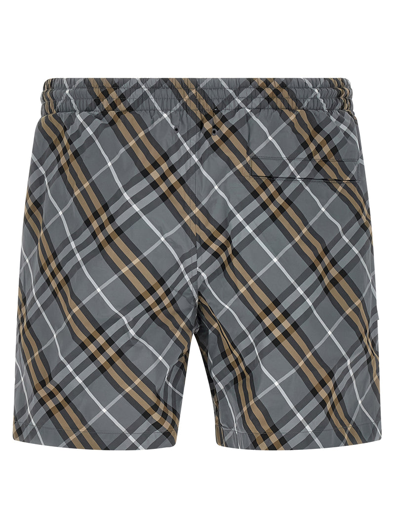 Burberry Blue Polyamide Bermuda Shorts