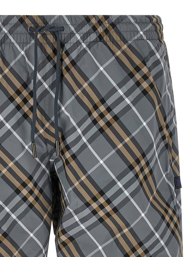 Burberry Blue Polyamide Bermuda Shorts