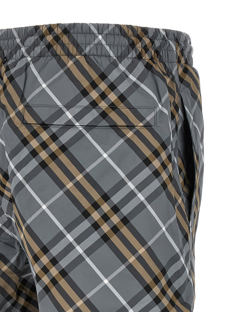Burberry Blue Polyamide Bermuda Shorts