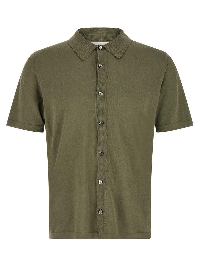 Chemisier Roberto Collina en coton bicolore