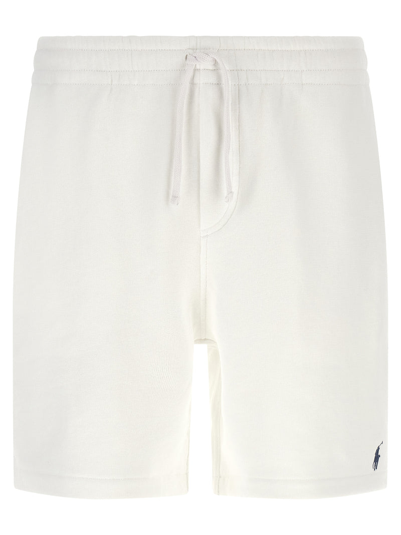 Polo Ralph Lauren White Cotton Bermuda Shorts