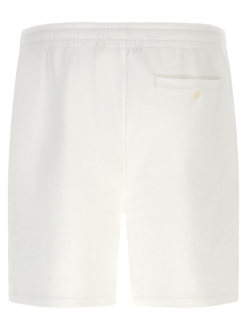 Polo Ralph Lauren White Cotton Bermuda Shorts