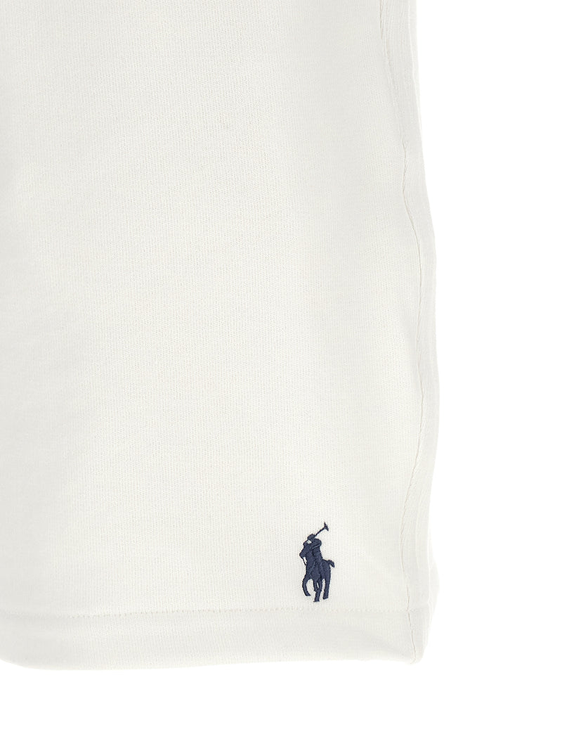 Polo Ralph Lauren White Cotton Bermuda Shorts