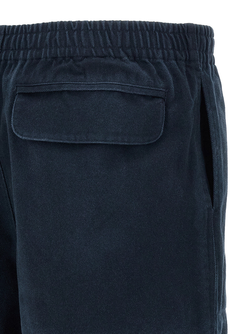 FOUND Blue Cotton Bermuda Shorts