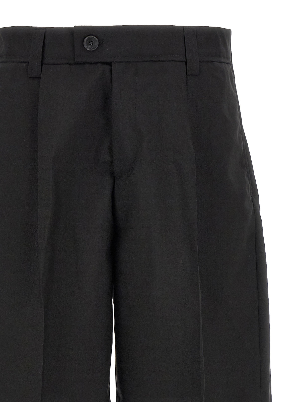 MFPEN Bermuda en laine noire