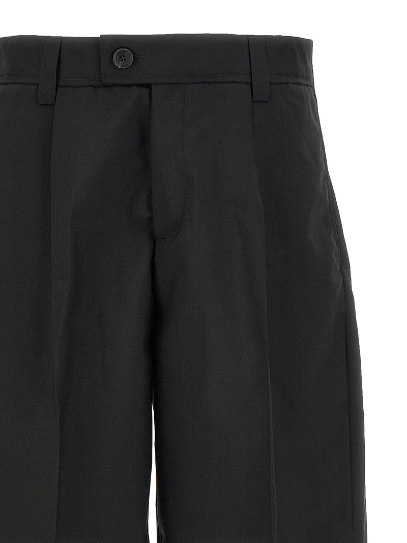 MFPEN Black Wool Bermuda Shorts