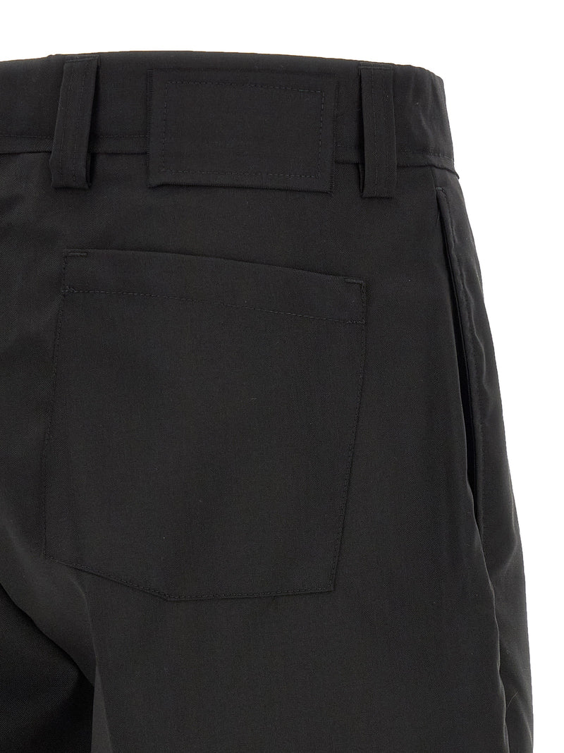 MFPEN Black Wool Bermuda Shorts