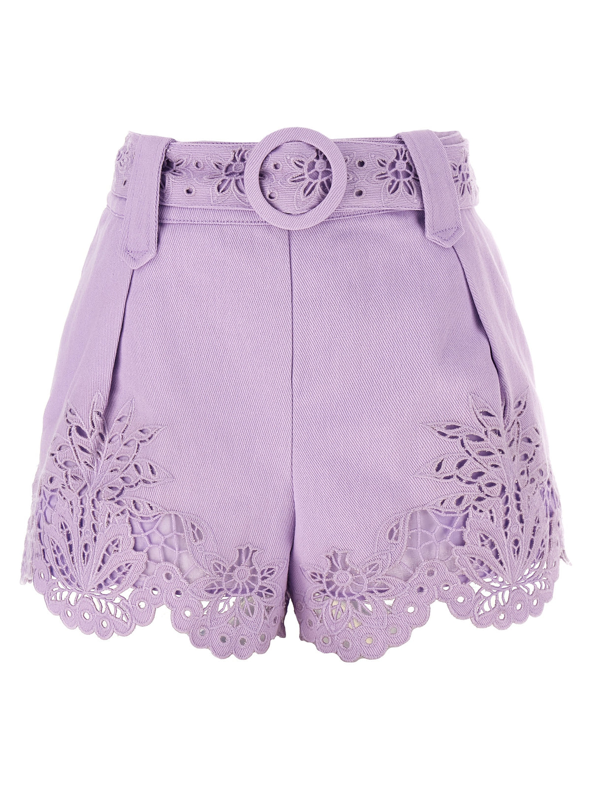 Shorts bermuda en lin violet FARM RIO