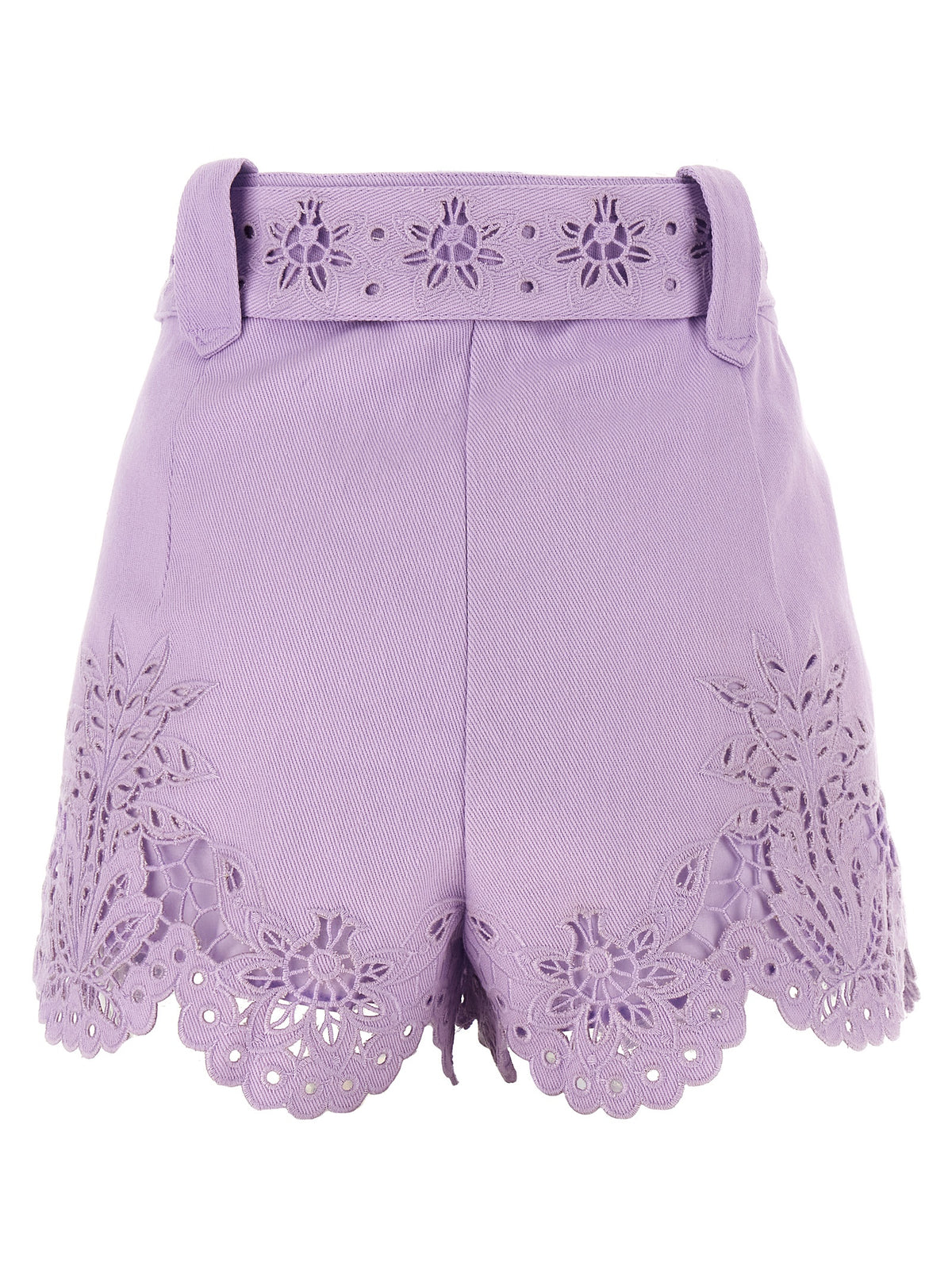 Shorts bermuda en lin violet FARM RIO