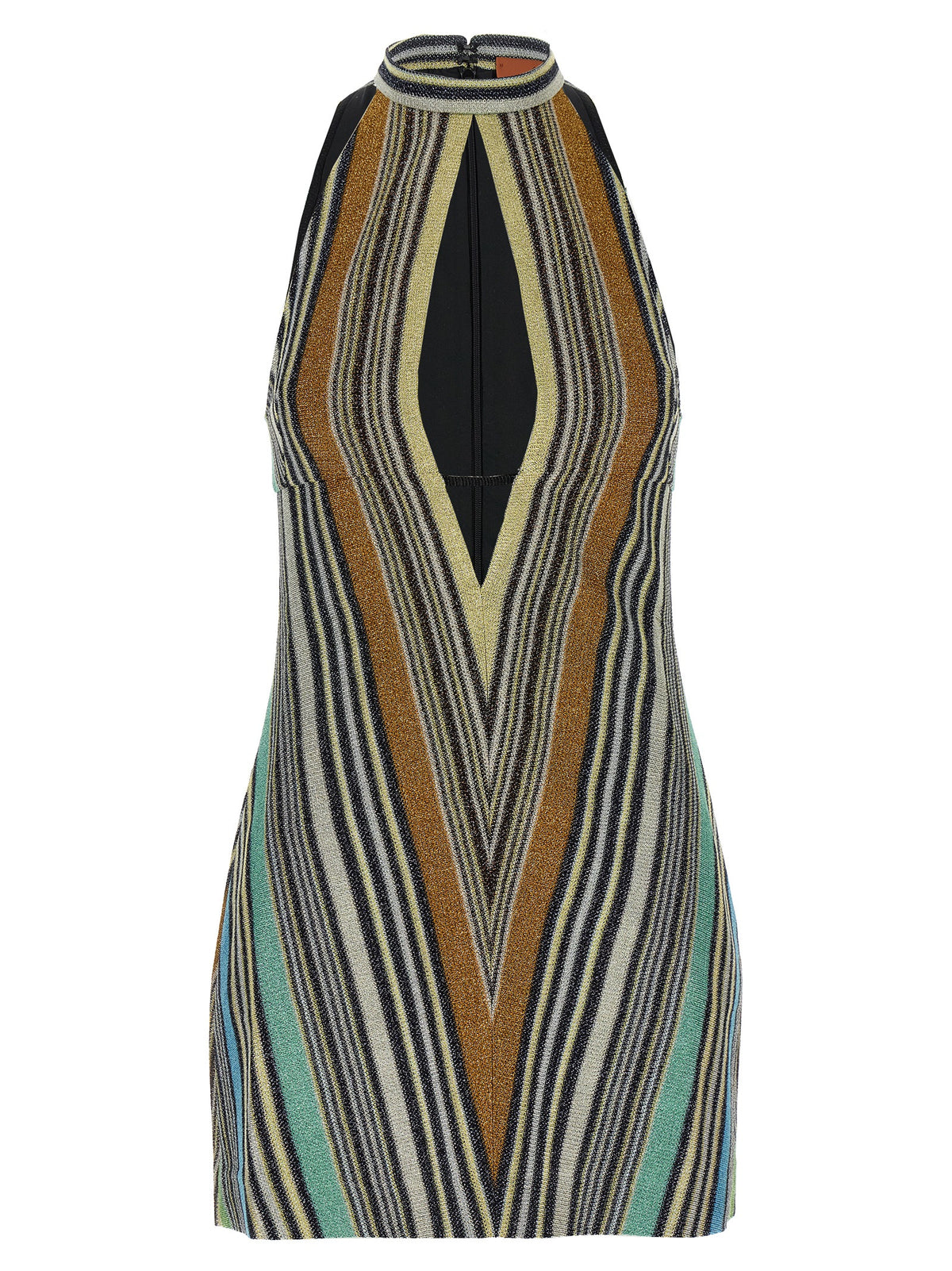 Missoni Multicolor Viscose Lamé Mini Dress