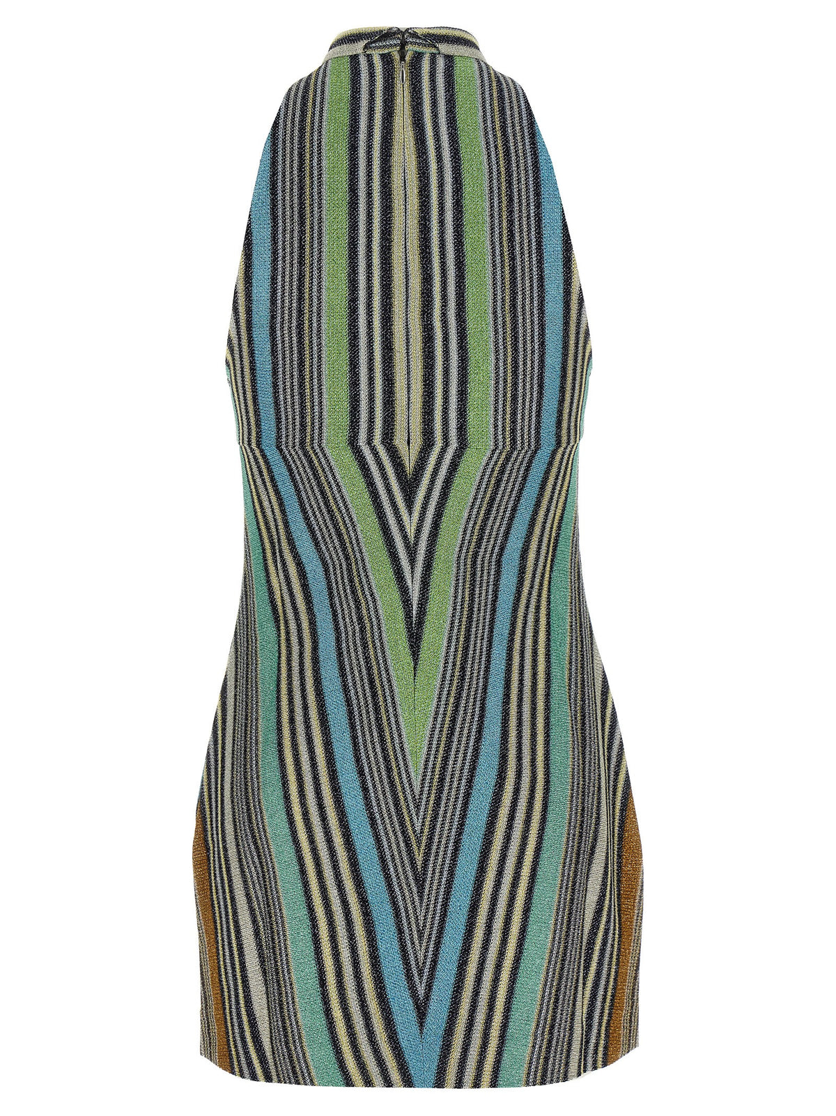 Missoni Multicolor Viscose Lamé Mini Dress