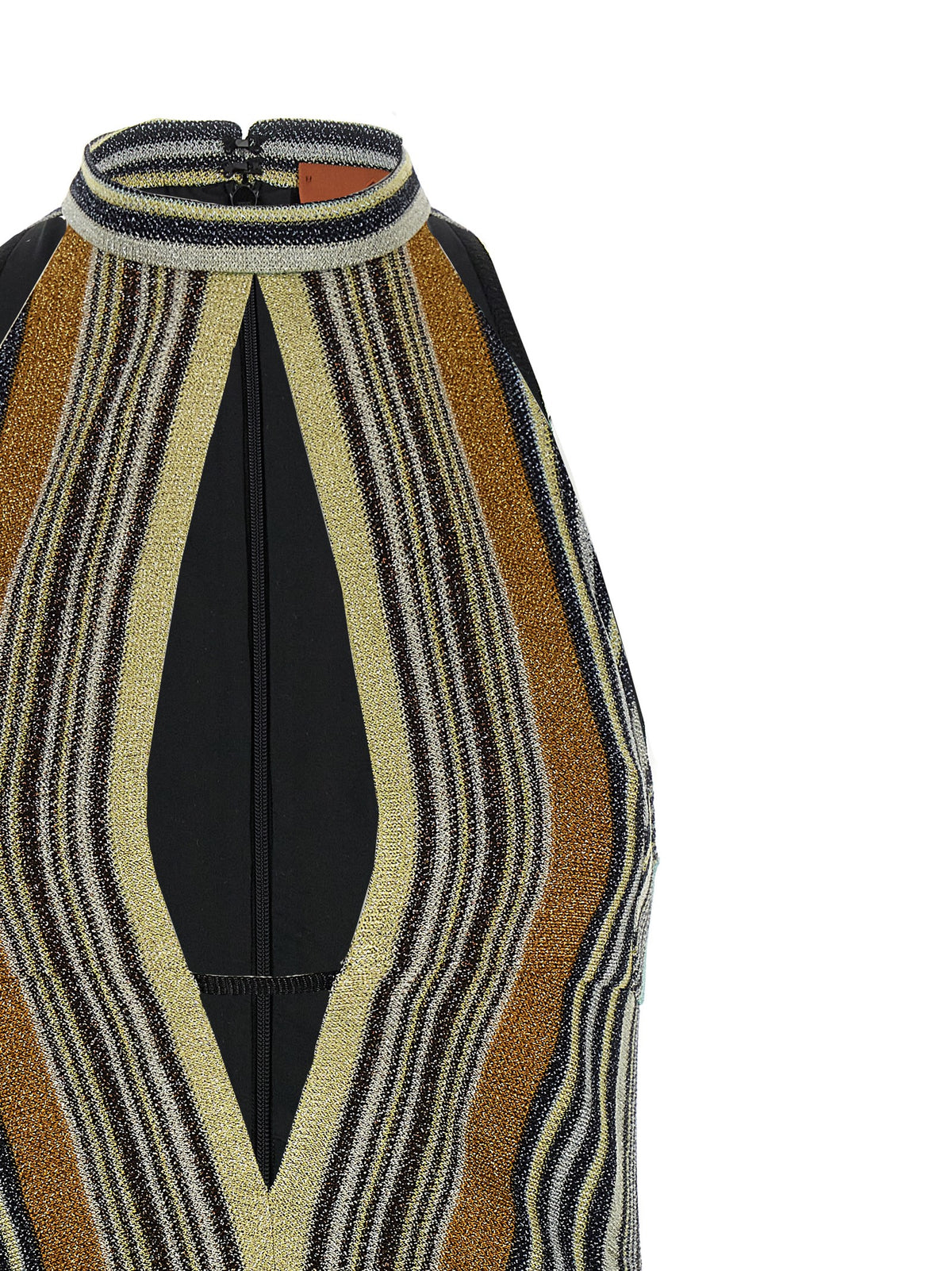 Missoni Multicolor Viscose Lamé Mini Dress