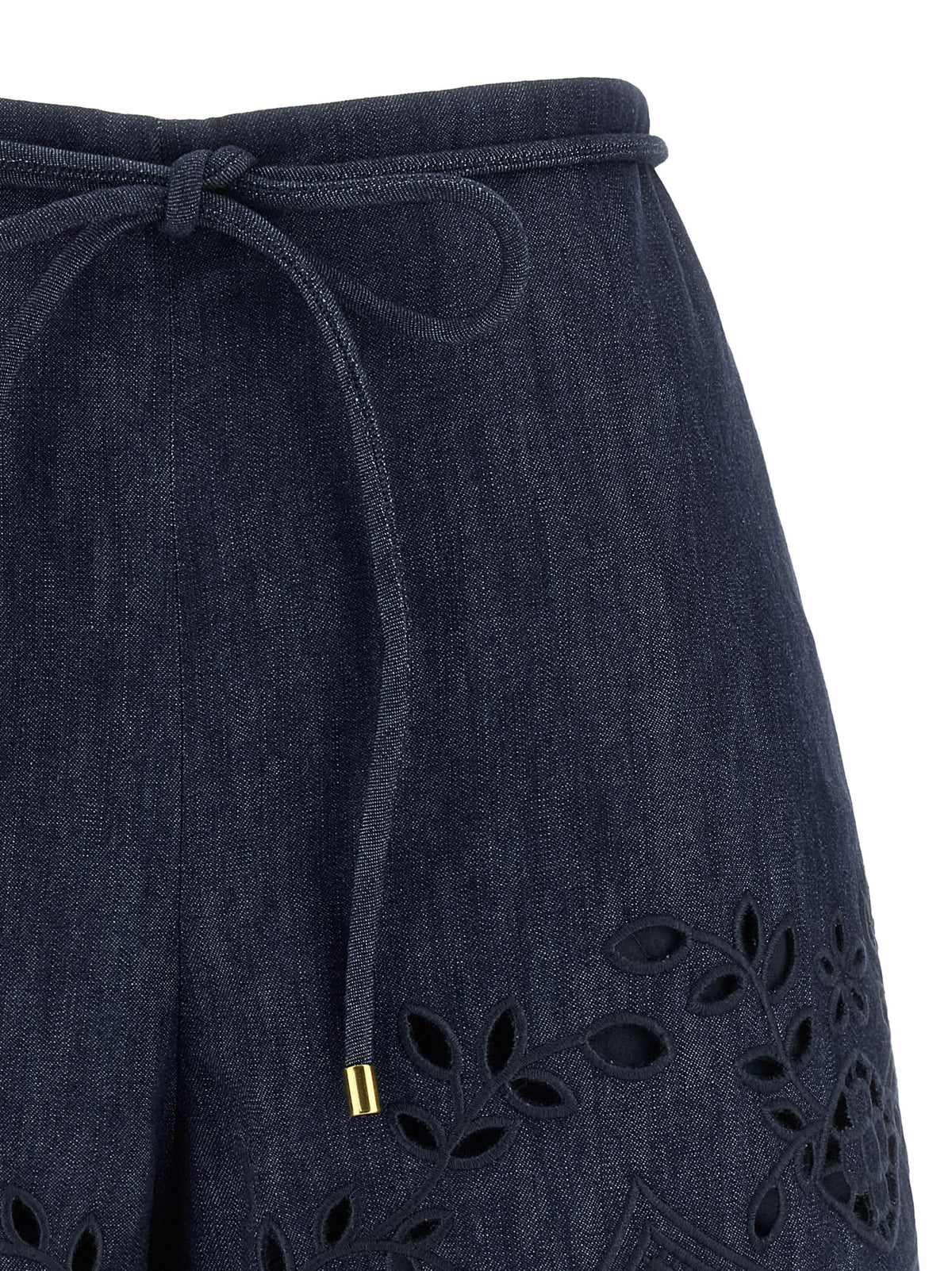 Zimmermann Blue Cotton Bermuda Shorts