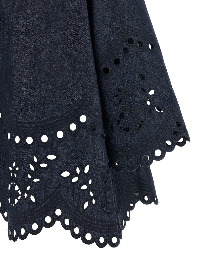 Chemisier Zimmermann en coton bleu