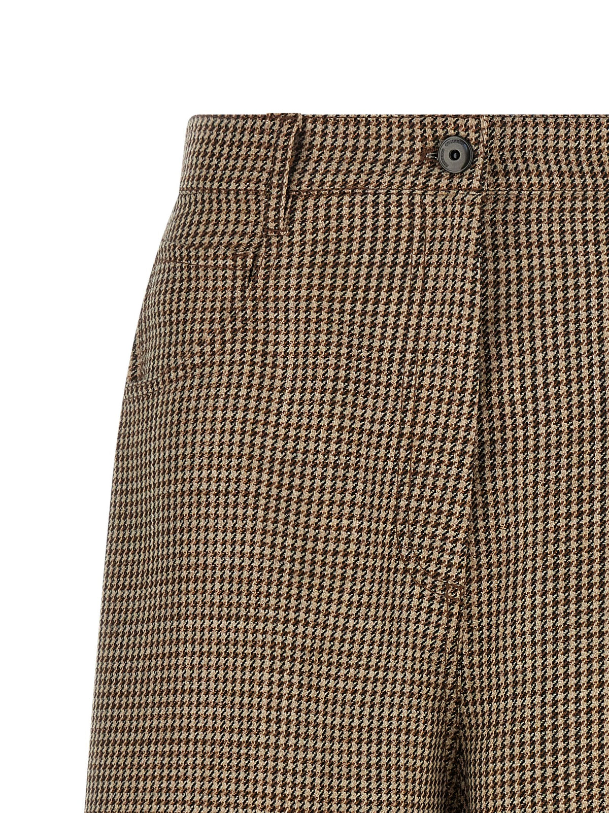 Shorts Bermudas Brunello Cucinelli marron en laine vierge