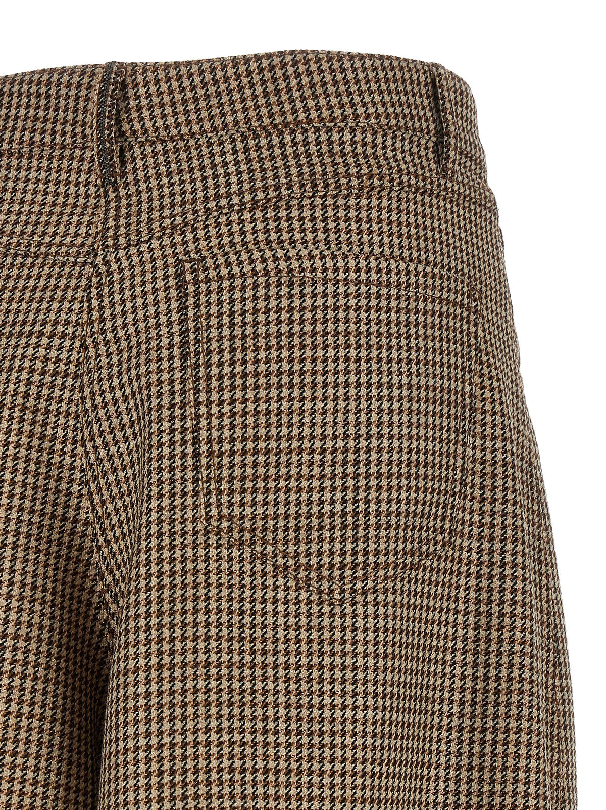 Shorts Bermudas Brunello Cucinelli marron en laine vierge