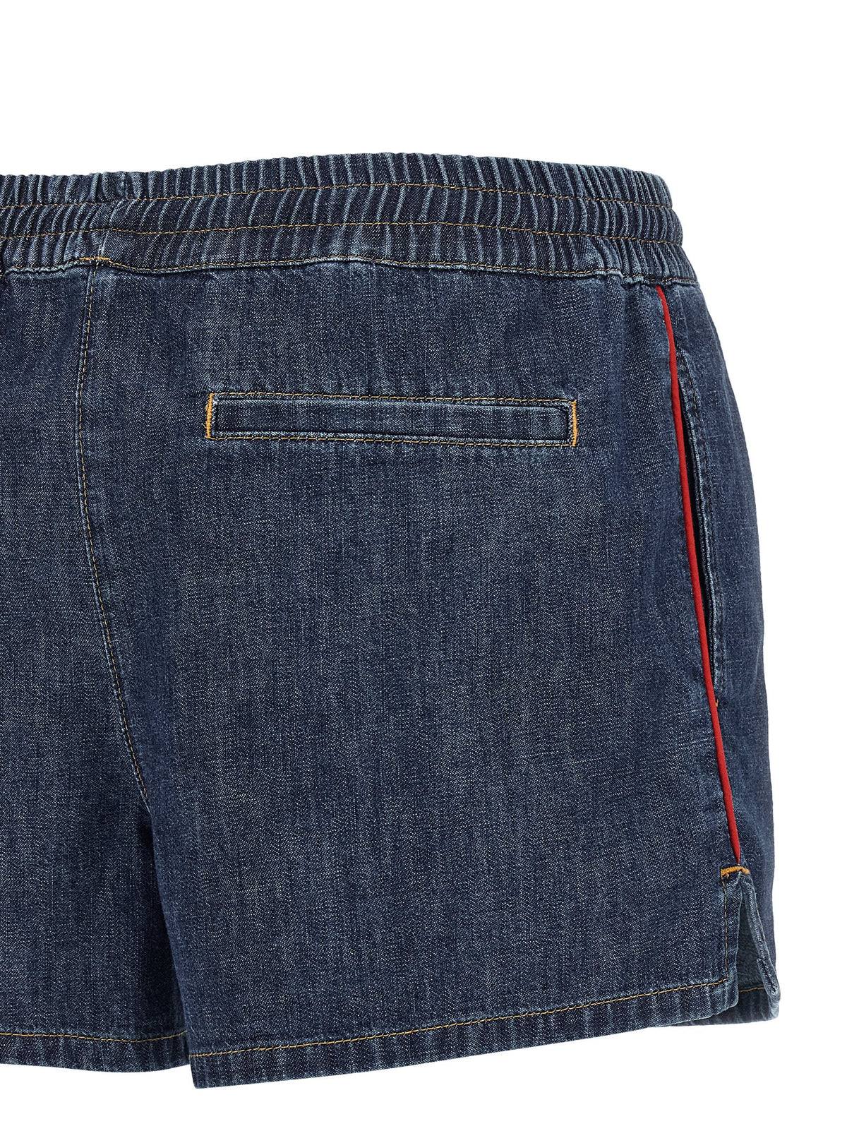 Shorts Valentino Garavani en coton bleu
