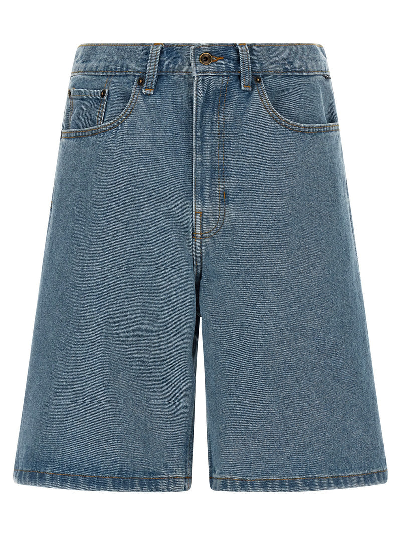 Vans Blue Cotton Bermuda Shorts