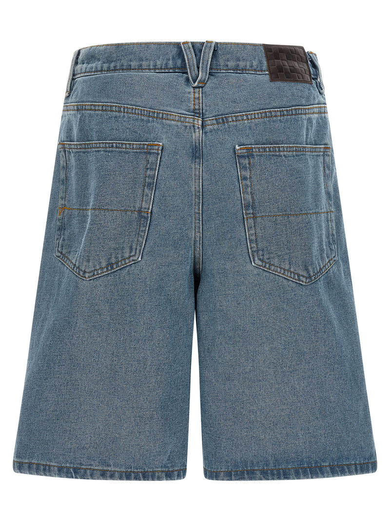 Vans Blue Cotton Bermuda Shorts