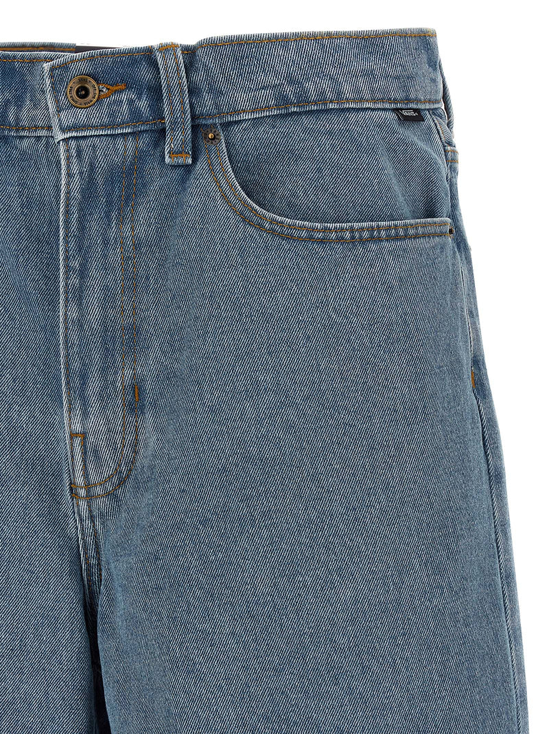 Vans Blue Cotton Bermuda Shorts