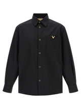 Veste Valentino Garavani en polyester noir