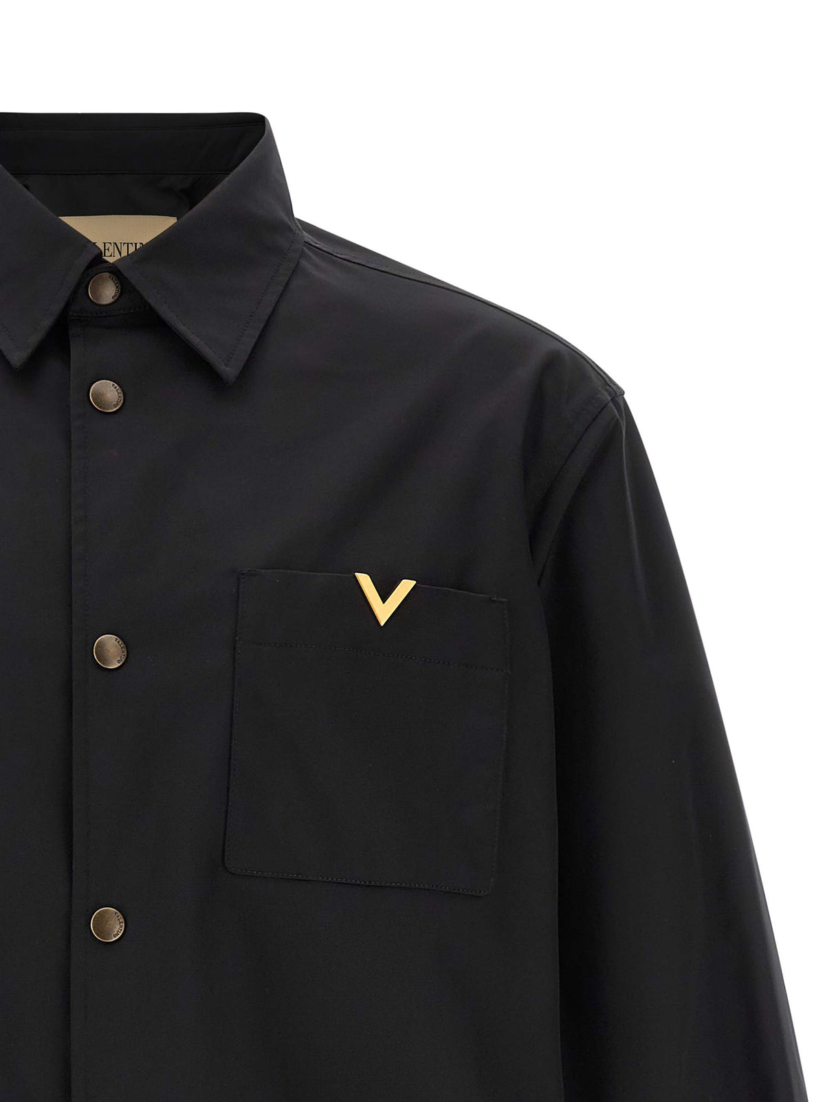 Veste Valentino Garavani en polyester noir