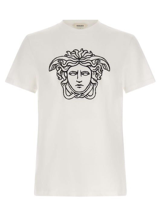 Versace Bicolor Cotton T-Shirt