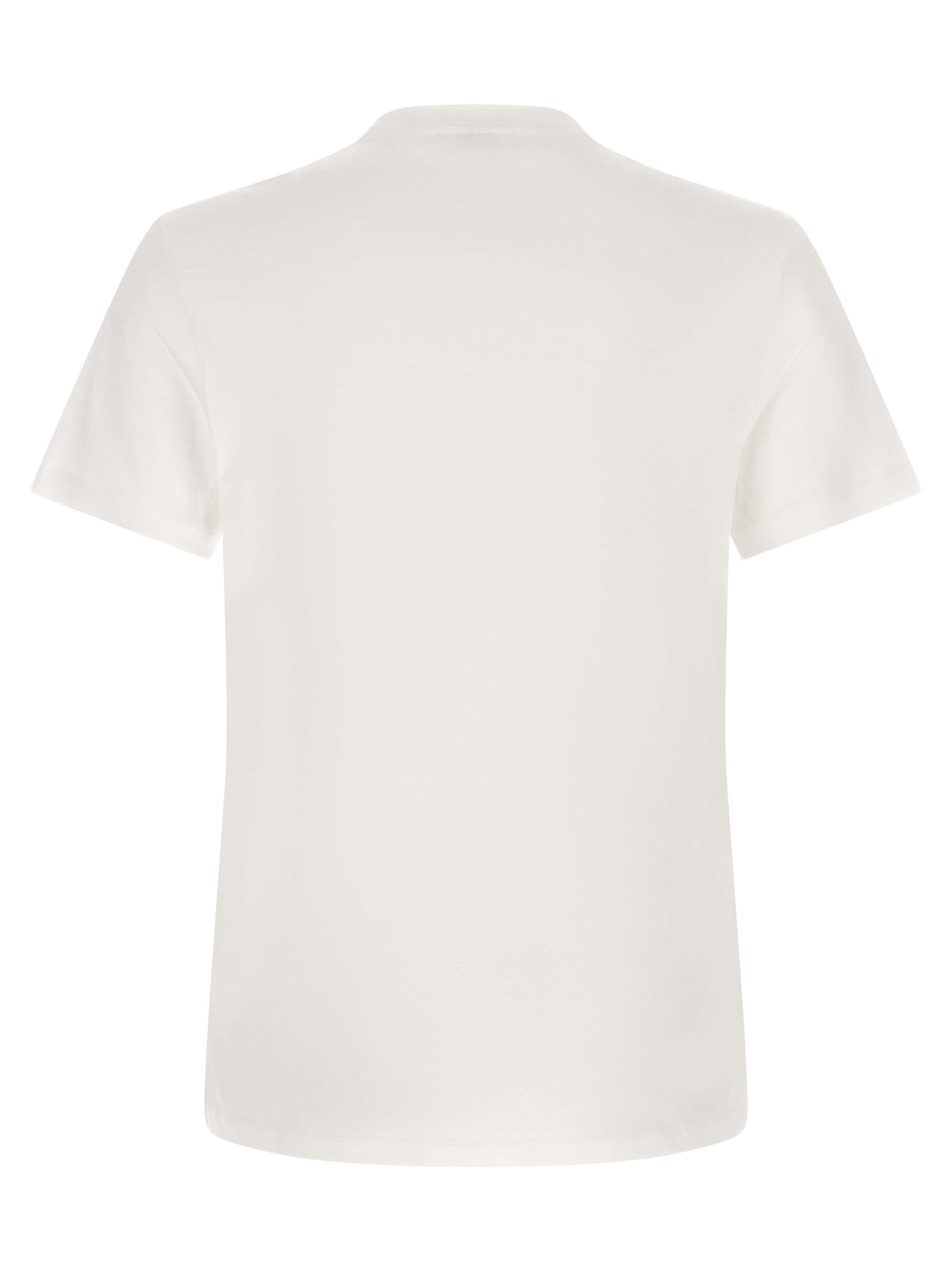 T-shirt bicolore en coton Versace