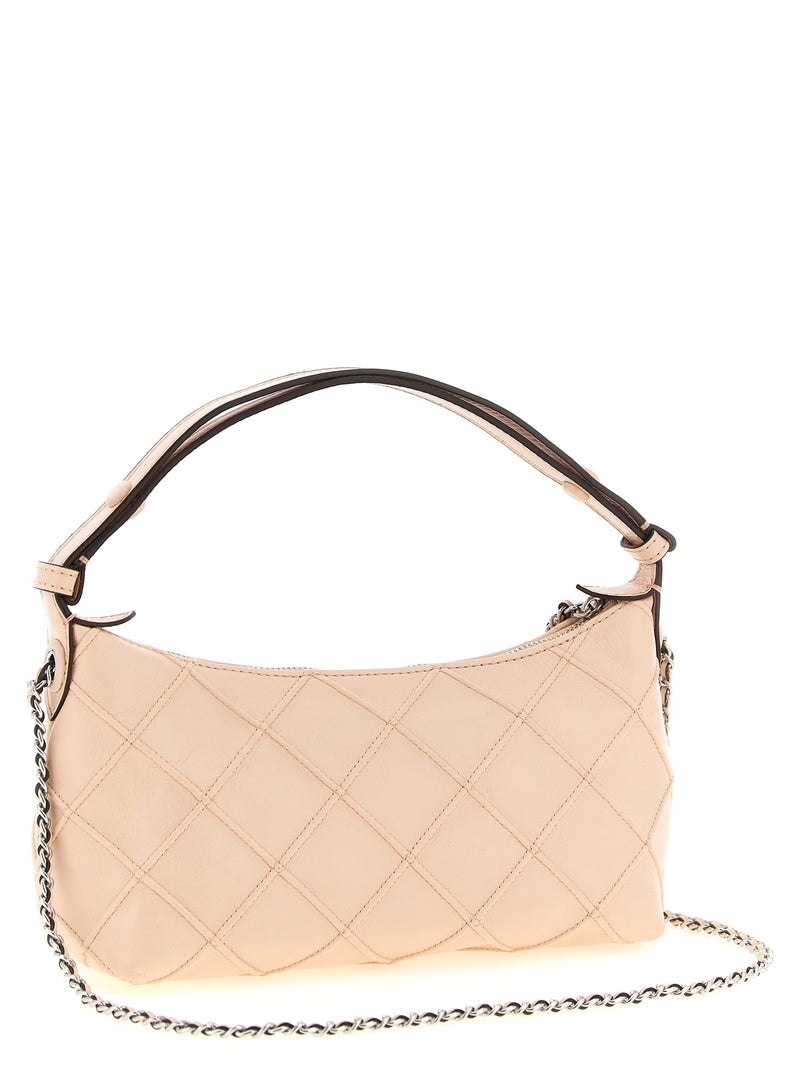 Pochette multicolore en cuir de vachette Tory Burch