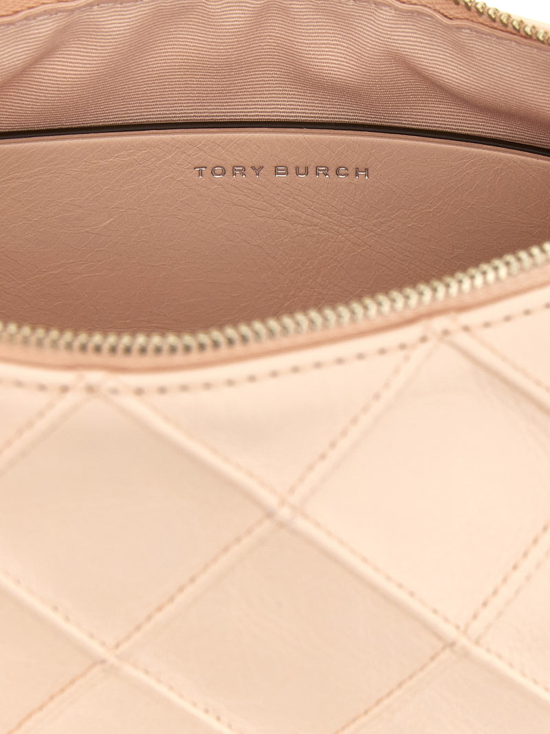 Pochette multicolore en cuir de vachette Tory Burch
