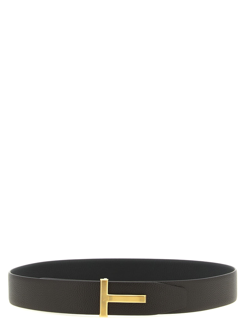 Ceinture Tom Ford multicolore en cuir de veau