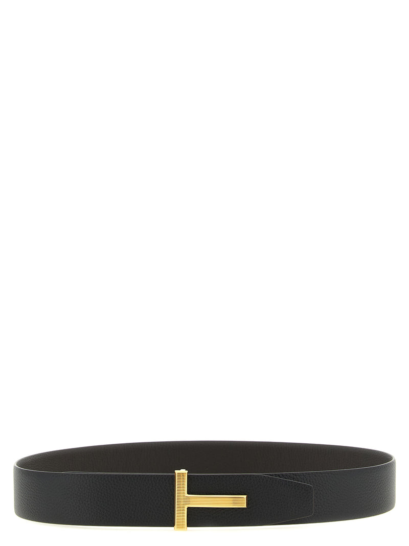 Ceinture Tom Ford multicolore en cuir de veau