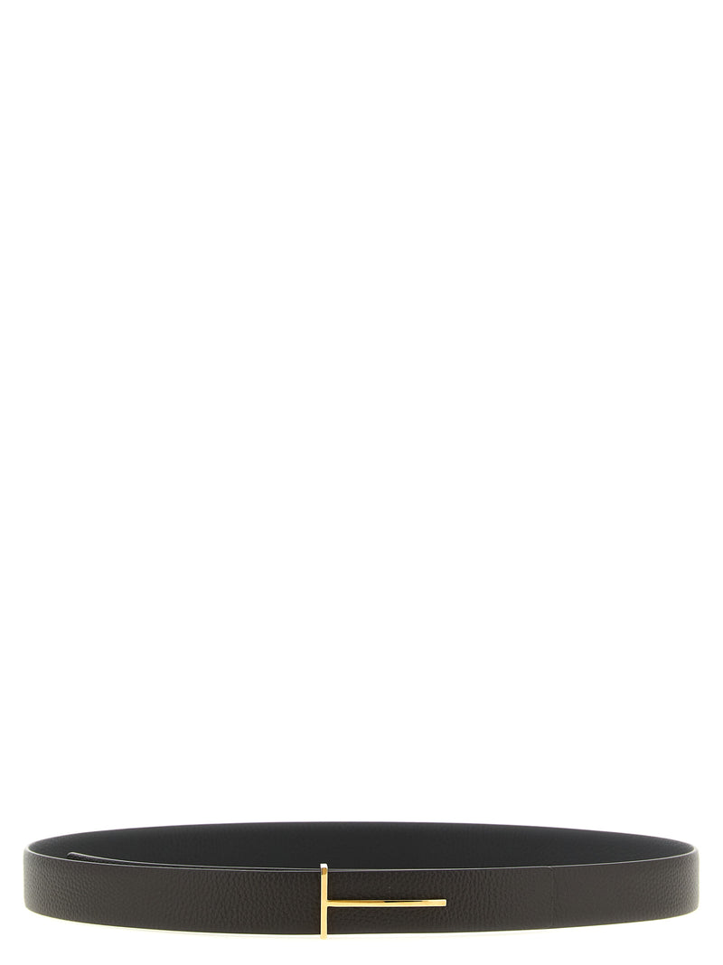 Tom Ford Multicolor Calfskin Regular Belt - Icon Reversible Design