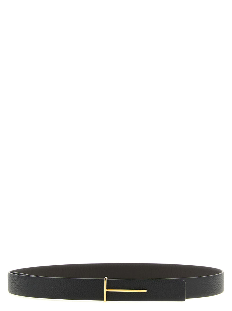 Tom Ford Multicolor Calfskin Regular Belt - Icon Reversible Design