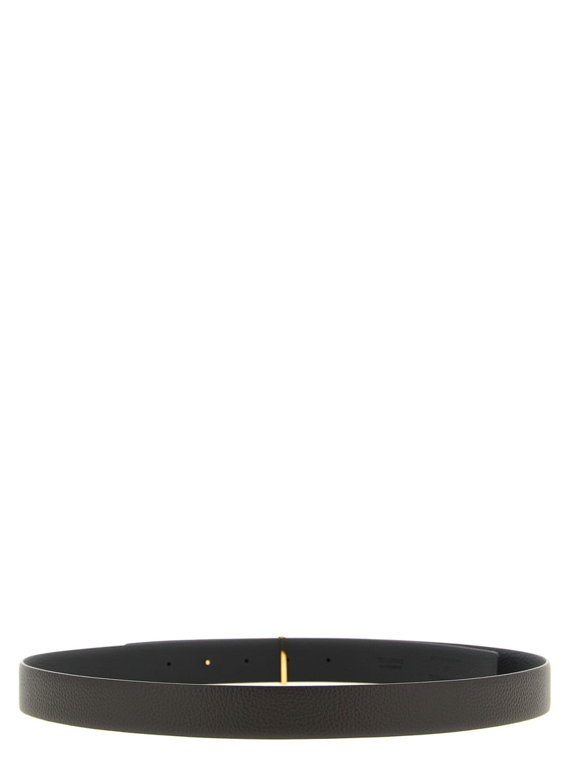 Tom Ford Multicolor Calfskin Regular Belt - Icon Reversible Design