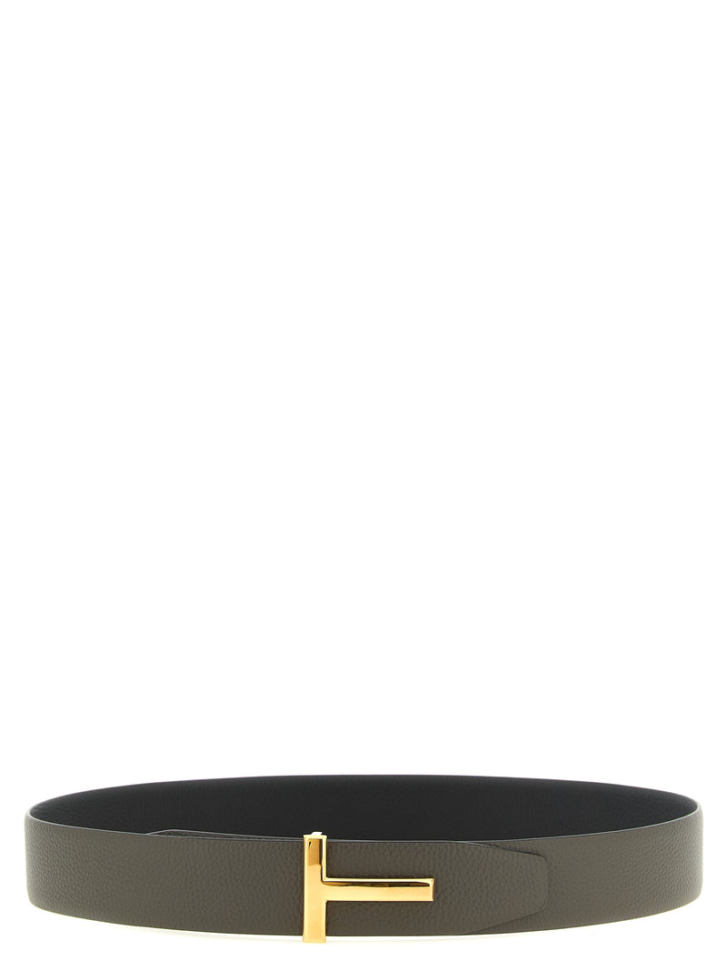 Ceinture Tom Ford multicolore en cuir de veau