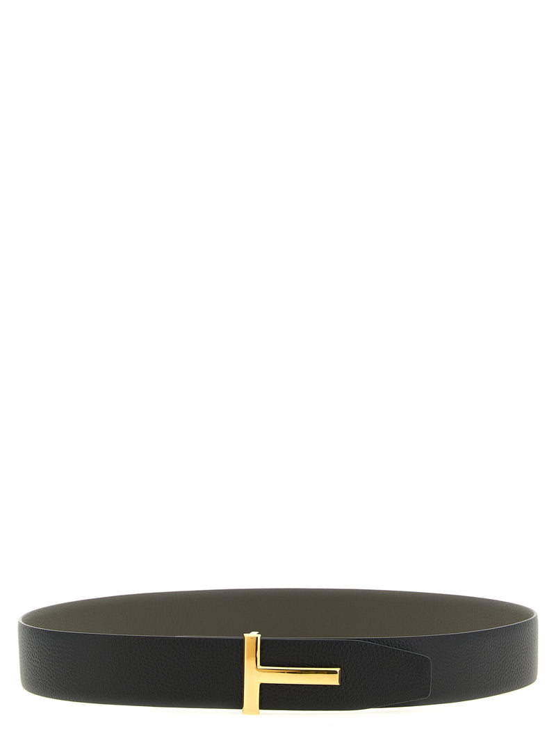 Ceinture Tom Ford multicolore en cuir de veau