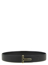 Ceinture Tom Ford en veau noir