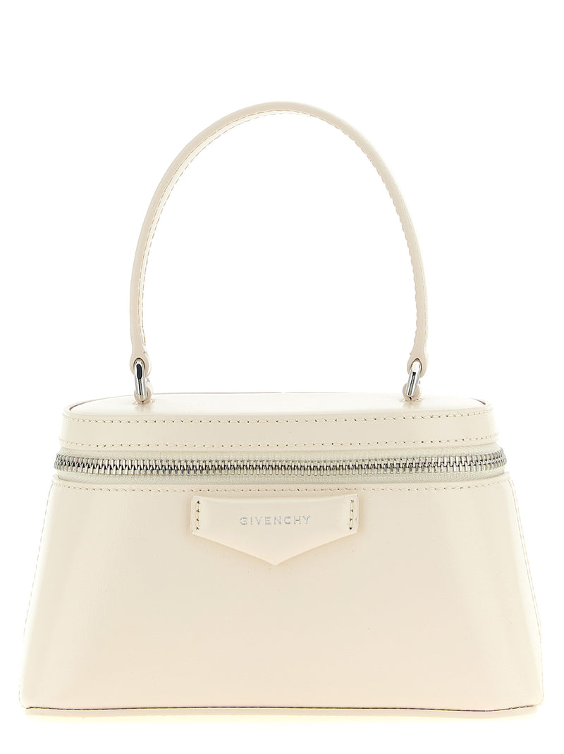 Givenchy Antigona White Leather Crossbody Bag