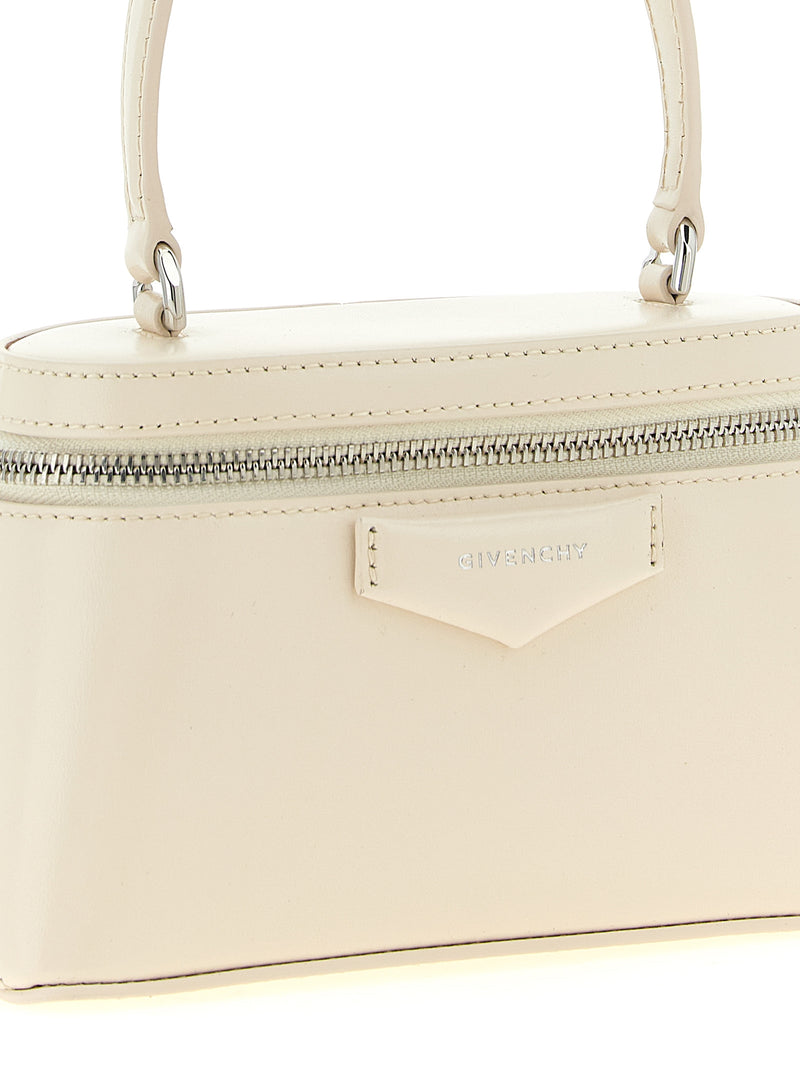 Givenchy Antigona White Leather Crossbody Bag