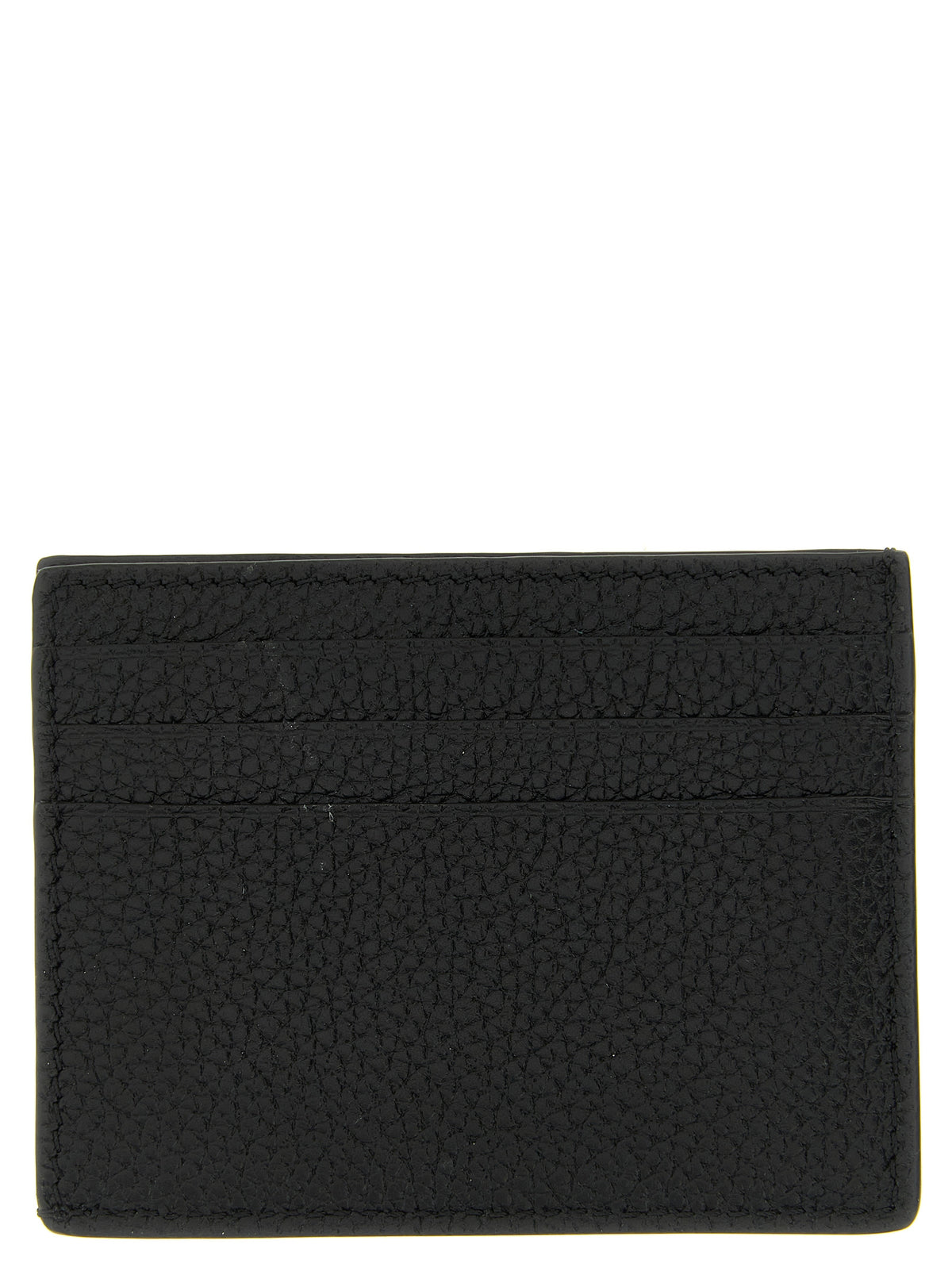 Porte-cartes Tom Ford en cuir de veau noir