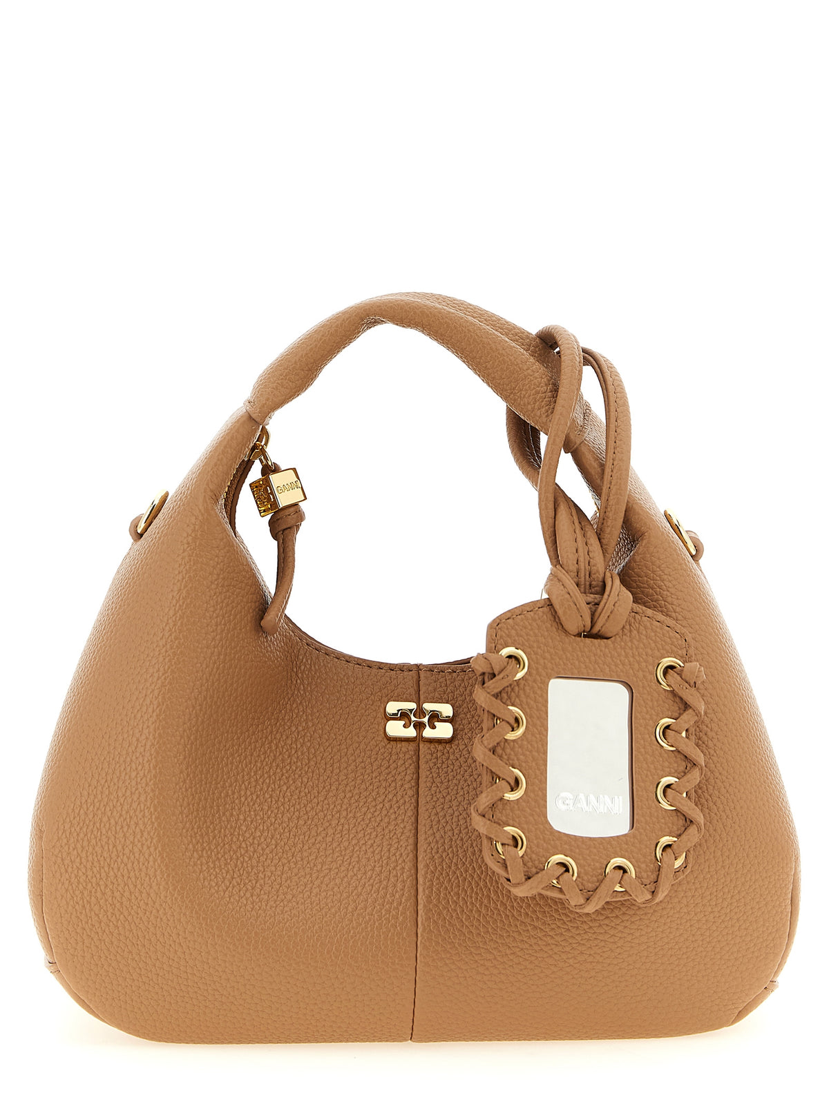 Ganni Beige Polyester Handbag